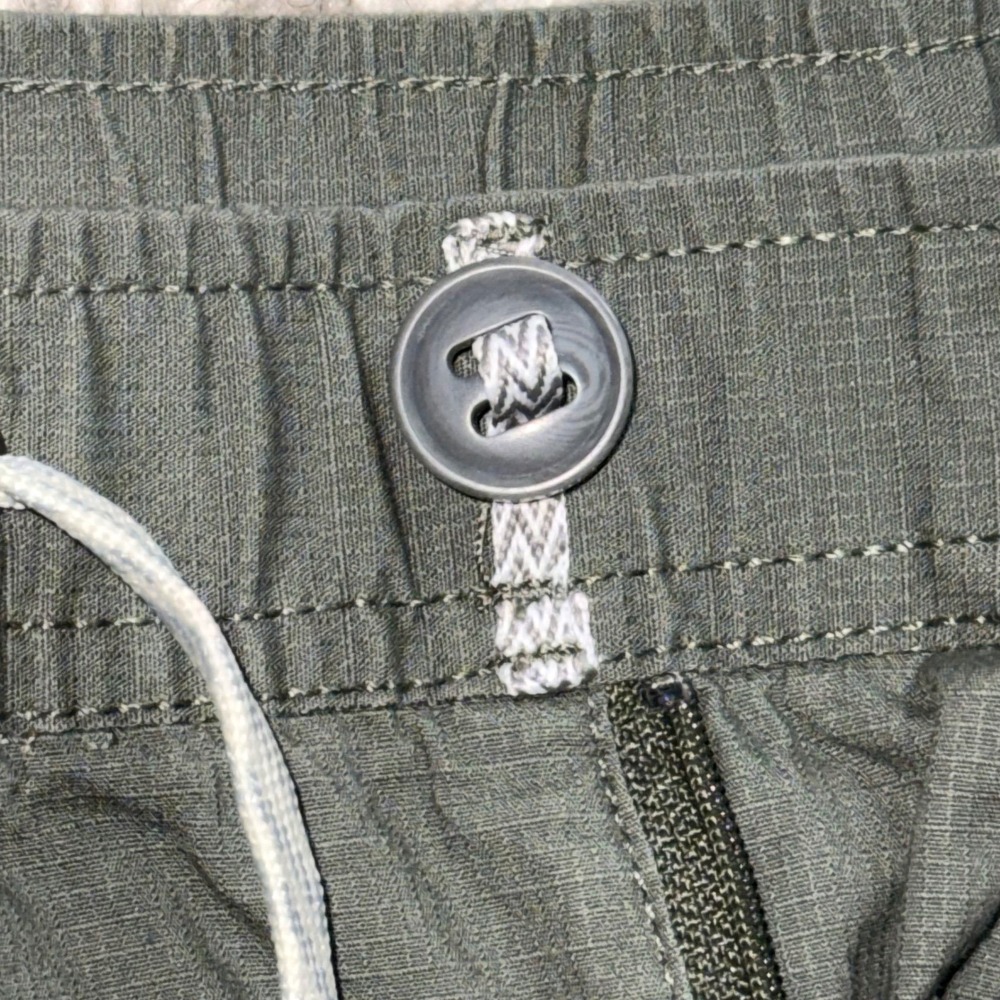 Vuori Ripstop Utility Pants Olive Green With Drawstring Size XS - Picture 8 of 9